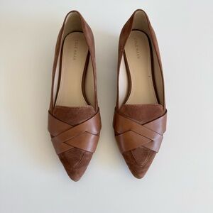 Cole Haan Camila Skimmer Suede Leather Flats